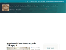 Tablet Screenshot of midwesthardwoodflooring.com